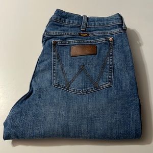 Wrangler Retro Slim Straight Stretch Cowboy Rodeo Jeans 36x34